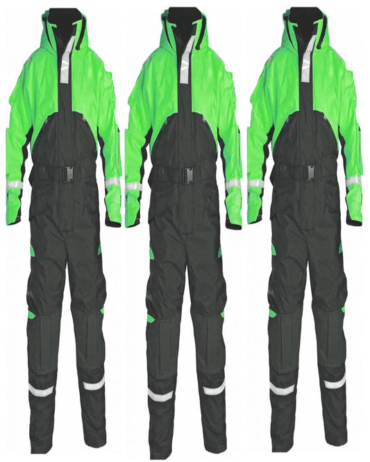 Flotation suit for maximum safety and comfort [water proof].