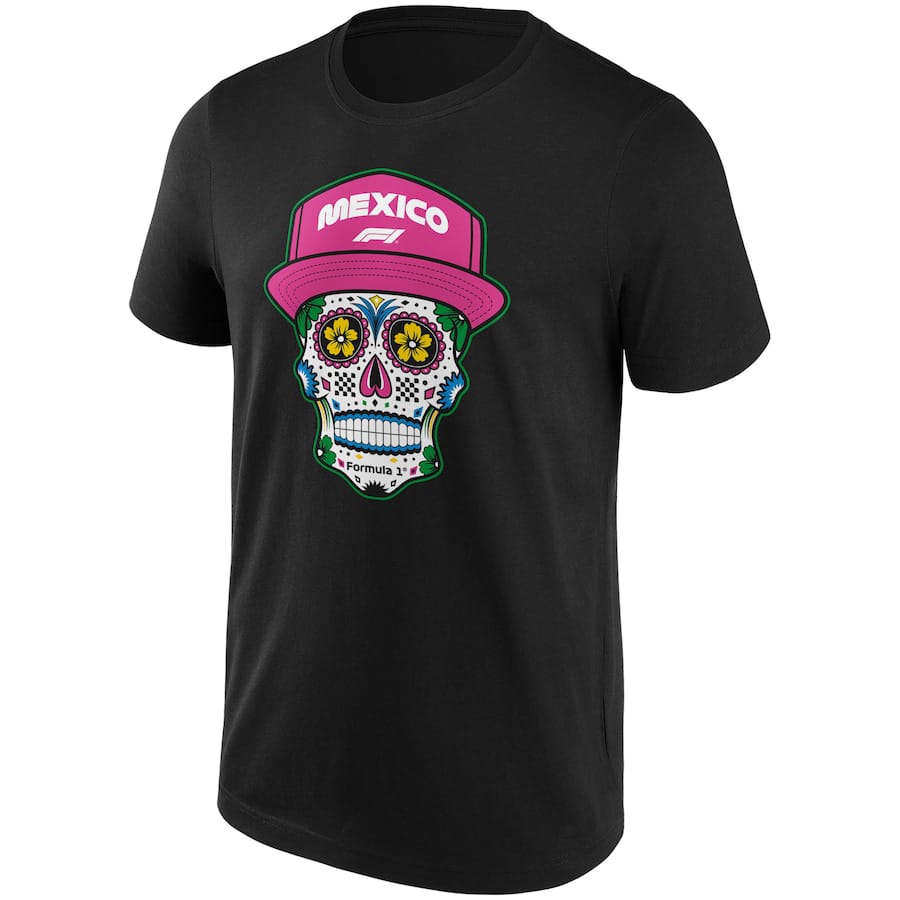 F1 Mexico Skull Graphic T-Shirt