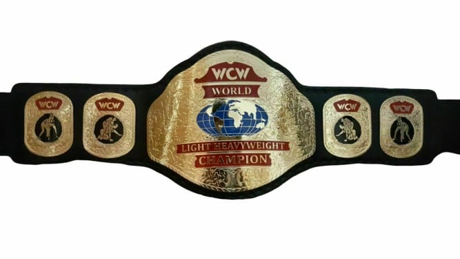 WCW WORLD Light Heavyweight Championship Title Belt