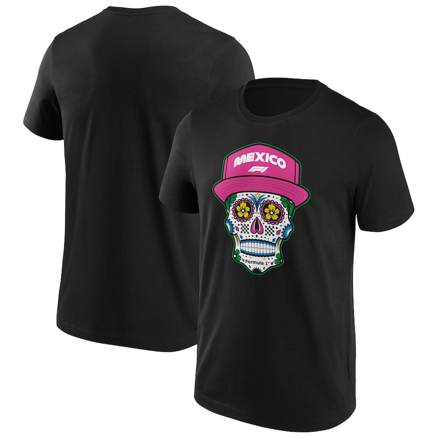 F1 Mexico Skull Graphic T-Shirt