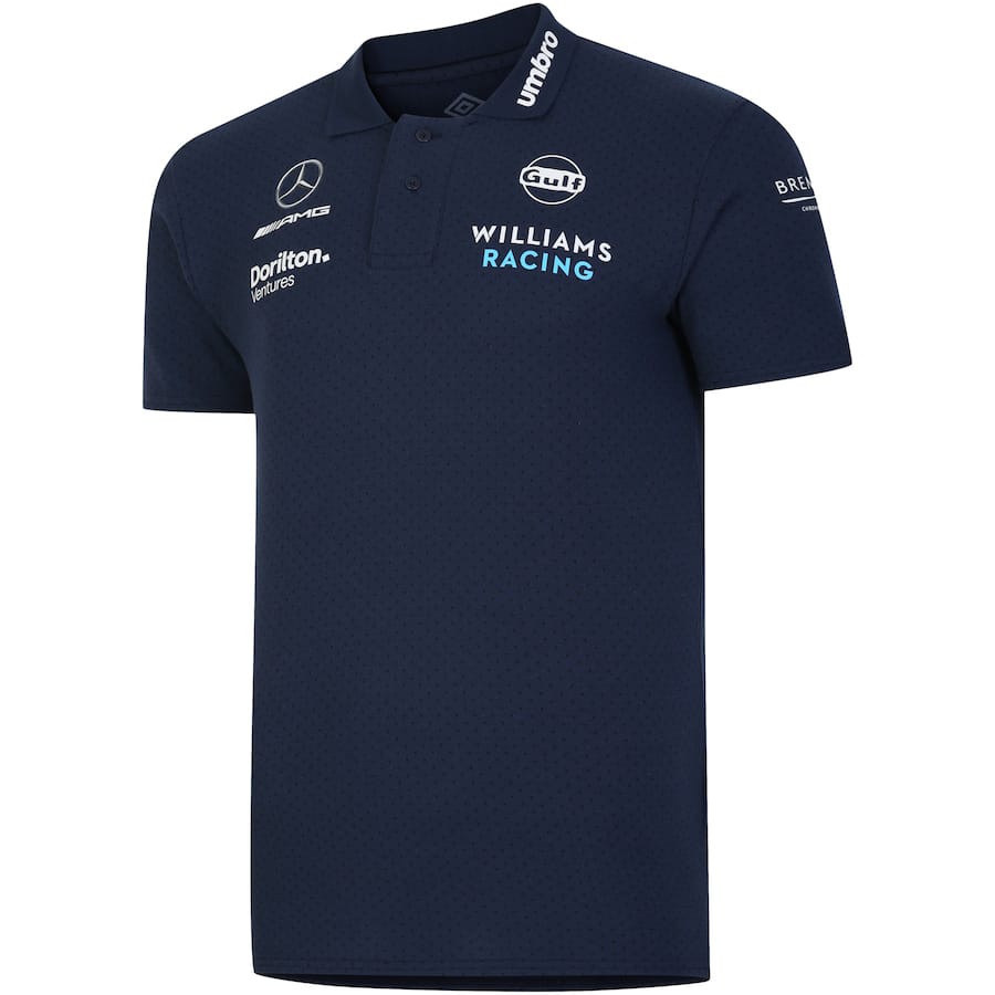 Williams Racing 2023 Team Media Polo – Blue