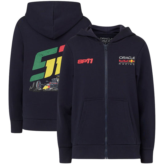 Red Bull Racing Sergio Perez Checo Race Car Full Zip Hoodie