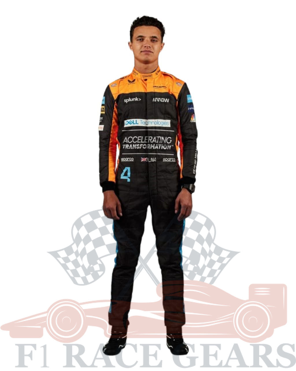 F1 meclarn lando Norris 2022 race suit