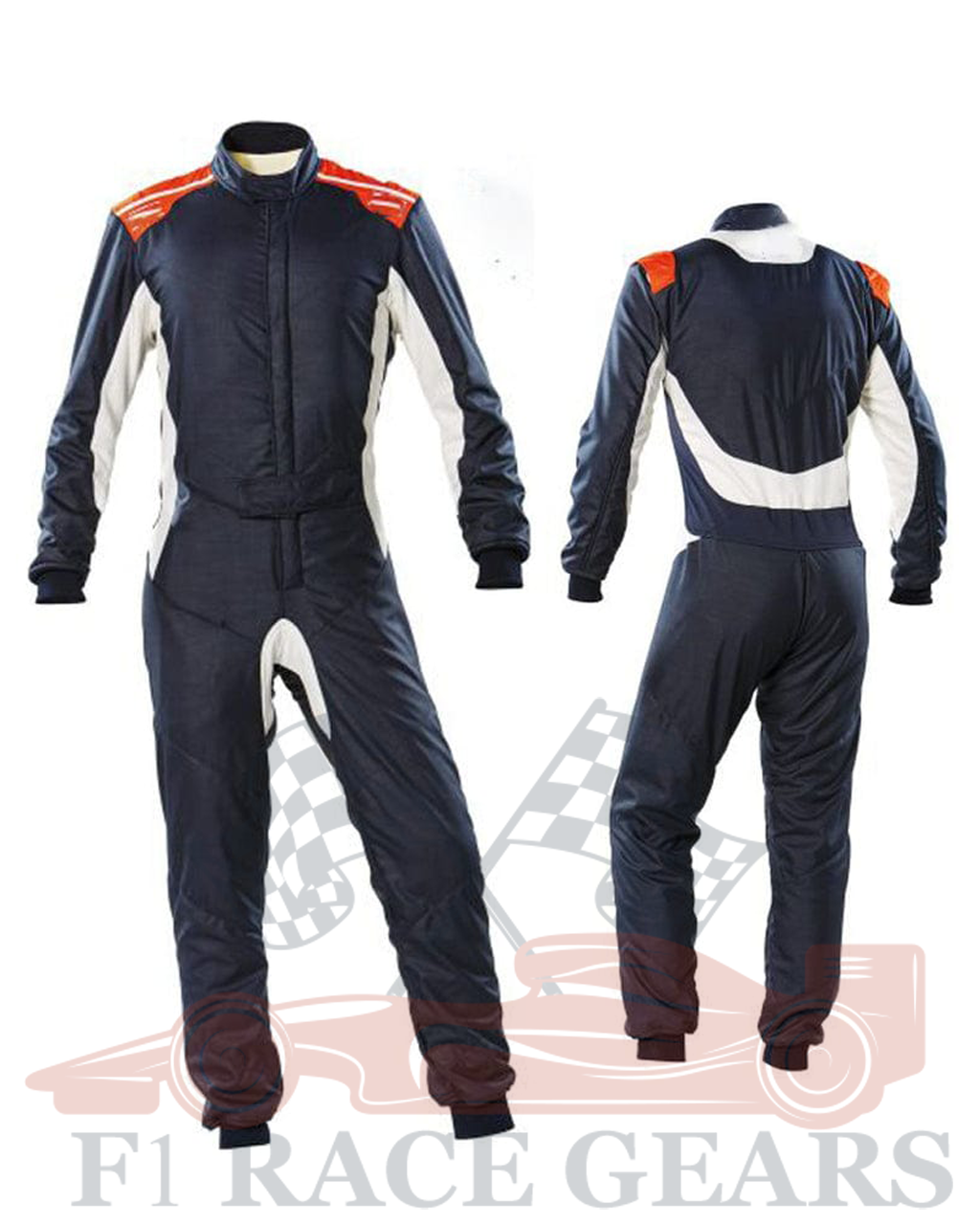 Go kart cardura race suit / Blue & White