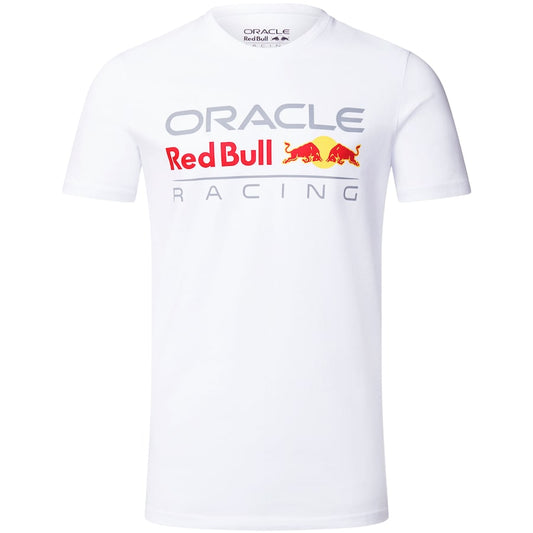 Red Bull Racing Large Logo T-shirt - White – Unisex