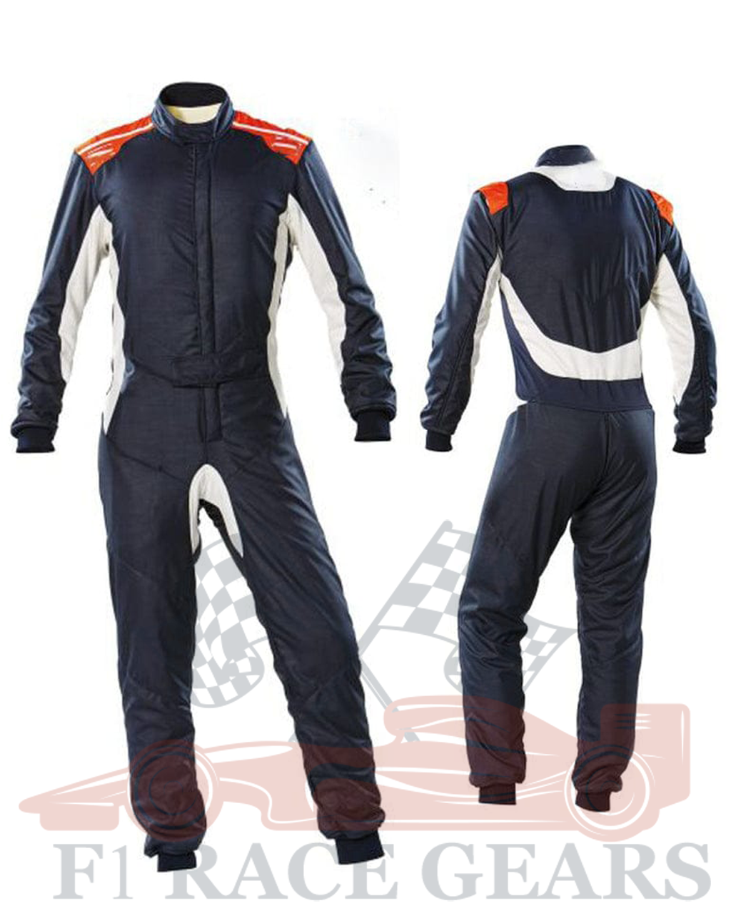 Go kart cardura race suit / Blue & White