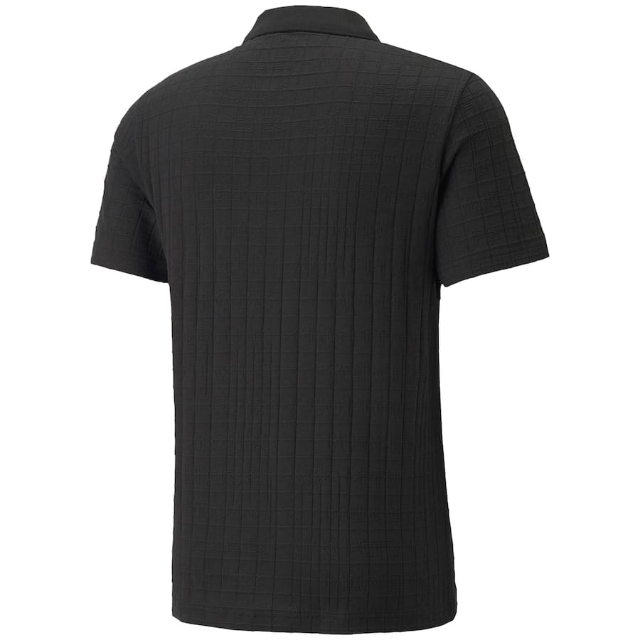 Mercedes Petronas F1 Jaquard Polo  – Black