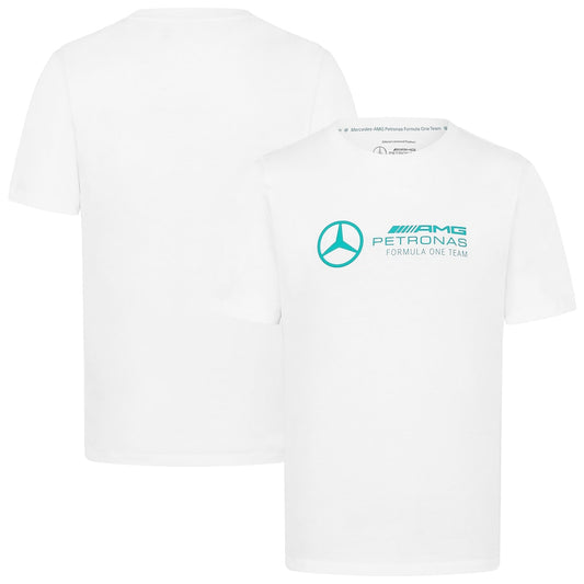 Mercedes AMG Petronas F1 Logo T-Shirt – White