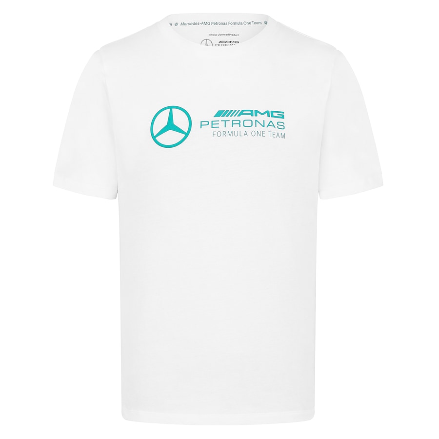 Mercedes AMG Petronas F1 Logo T-Shirt – White