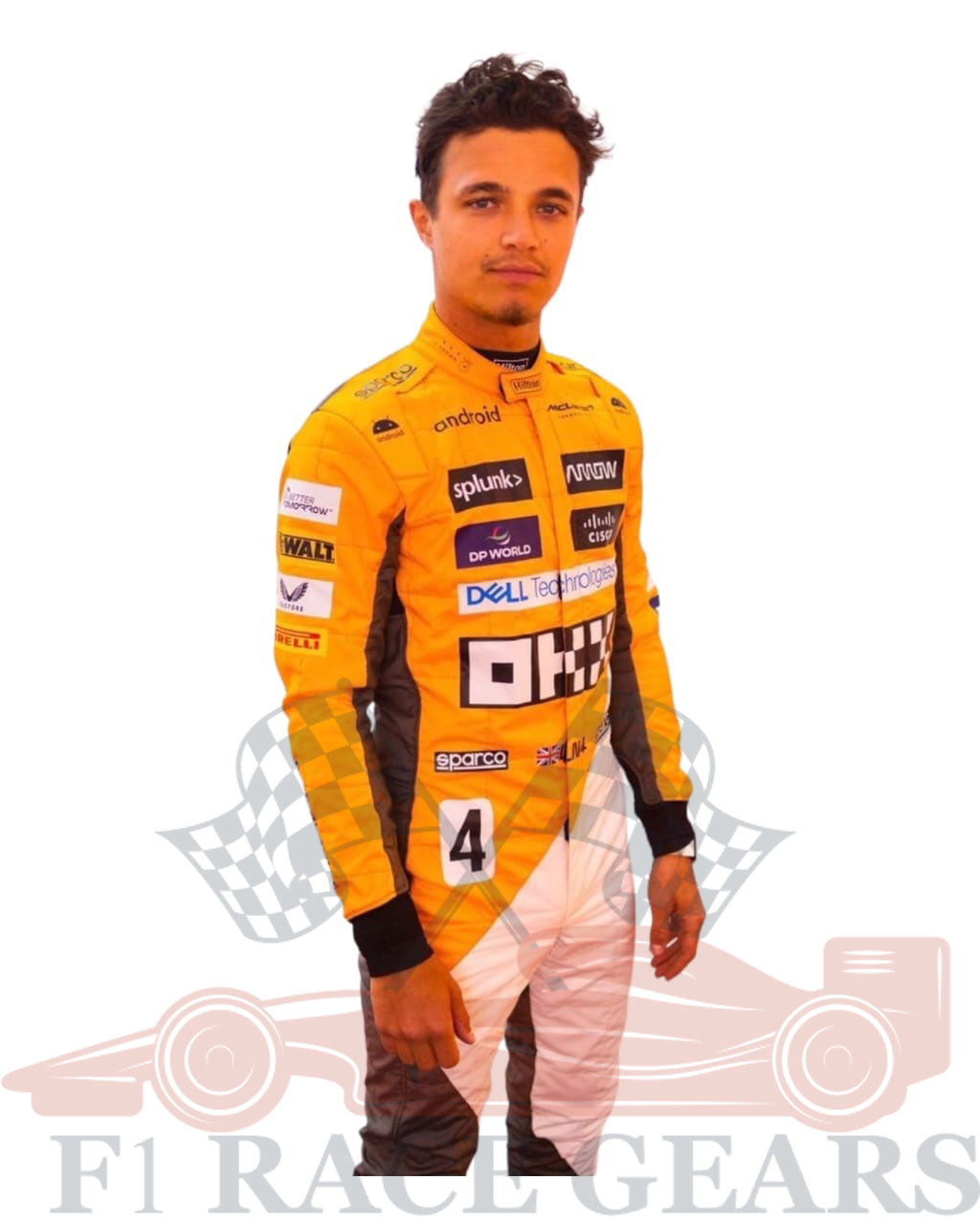 F1 McLaren lando Norris British GP 2023 race suit