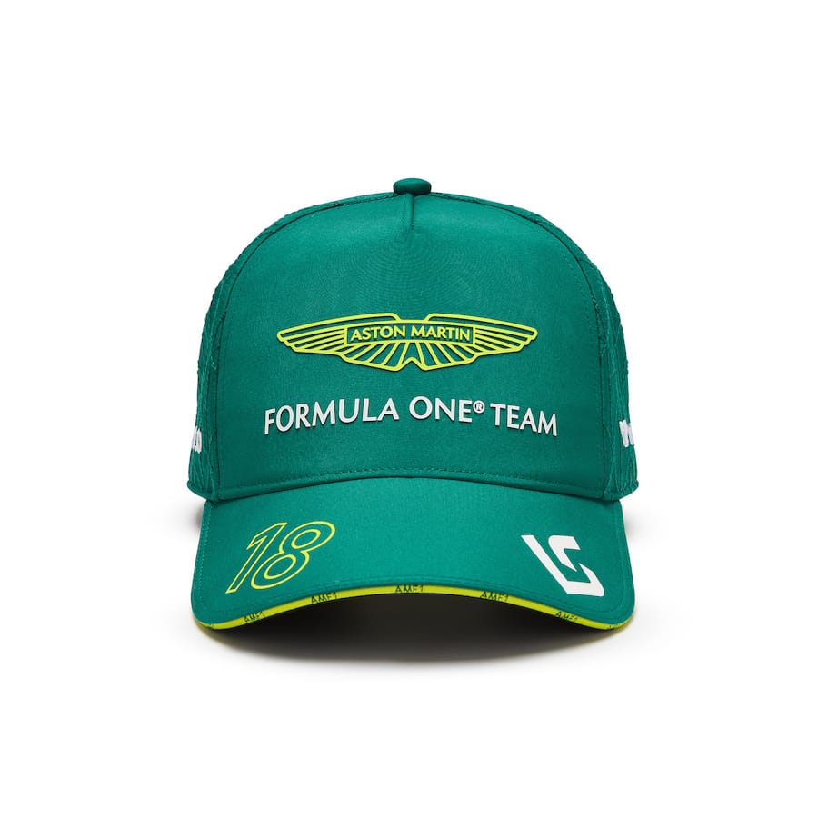 Aston Martin Aramco F1 2024 Lance Stroll Team Cap - Green - Kids