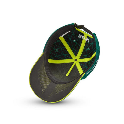 Aston Martin Aramco F1 2024 Lance Stroll Team Cap - Green - Kids