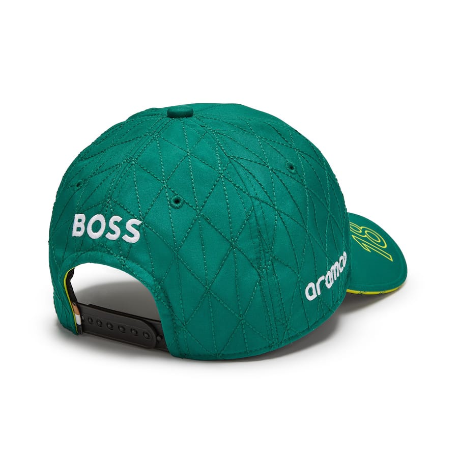 Aston Martin Aramco F1 2024 Lance Stroll Team Cap - Green - Kids