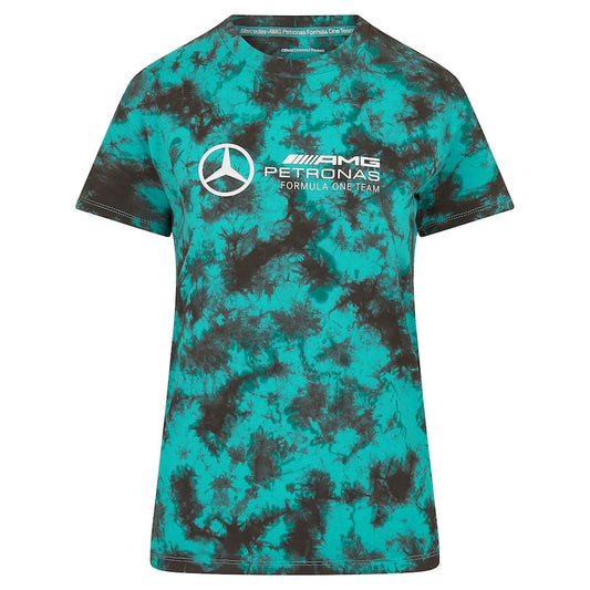 Mercedes AMG Petronas F1 Tie Dye T-Shirt – Womens