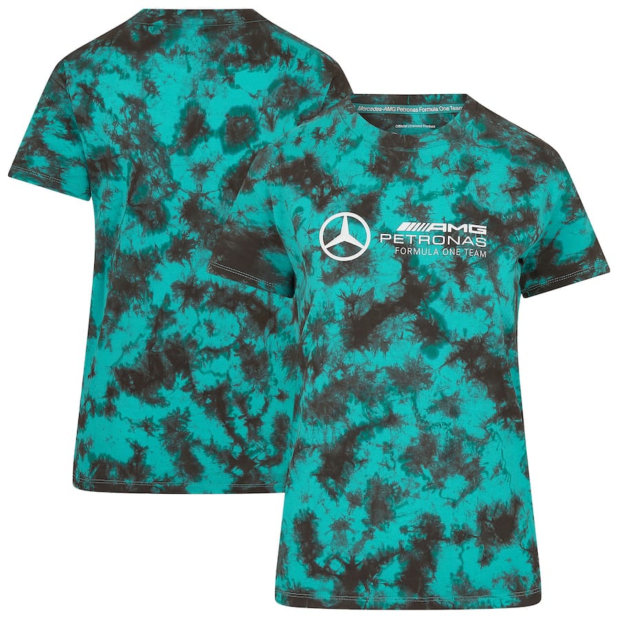 Mercedes AMG Petronas F1 Tie Dye T-Shirt – Womens