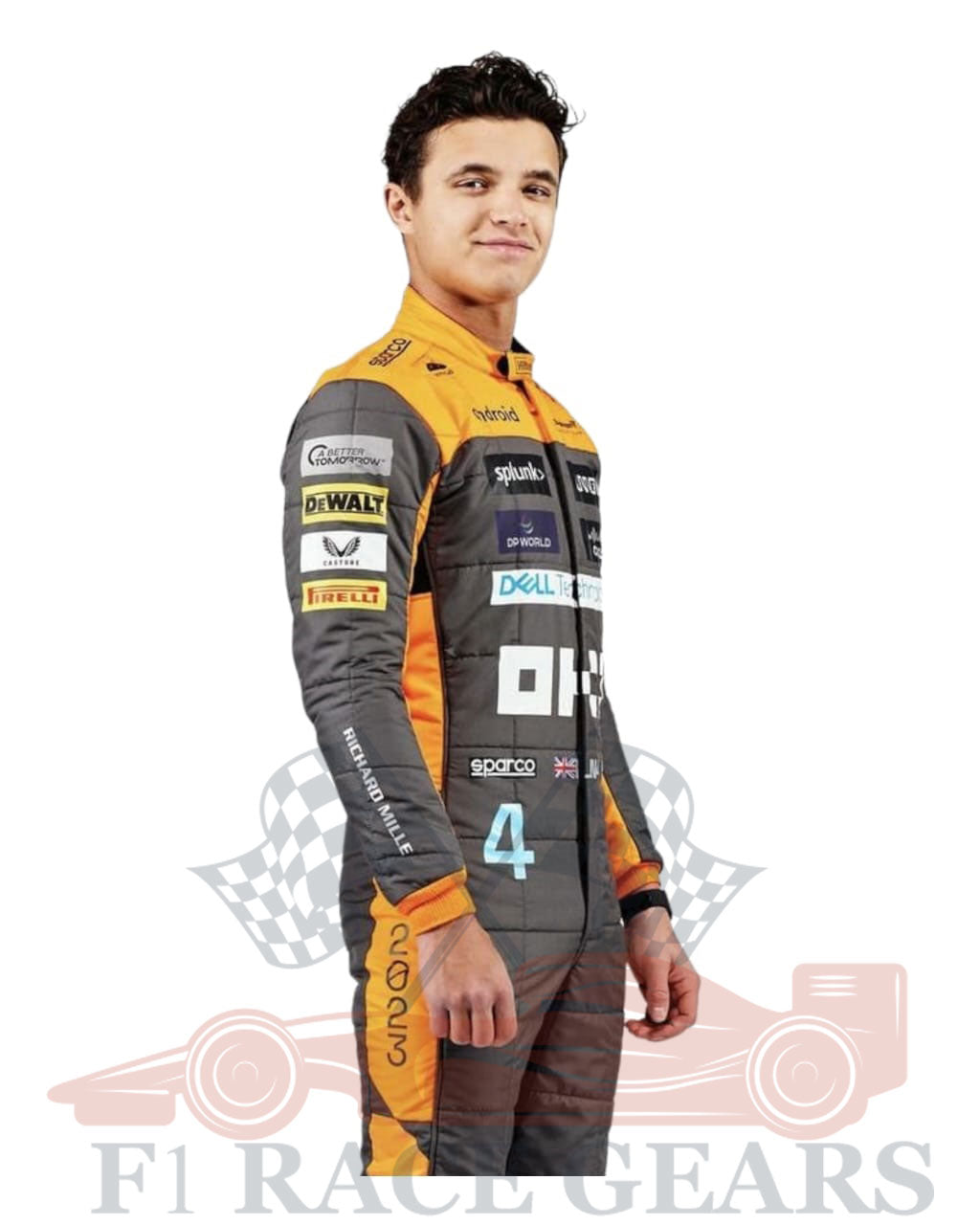 F1 meclarn lando Norris 2023 race suit