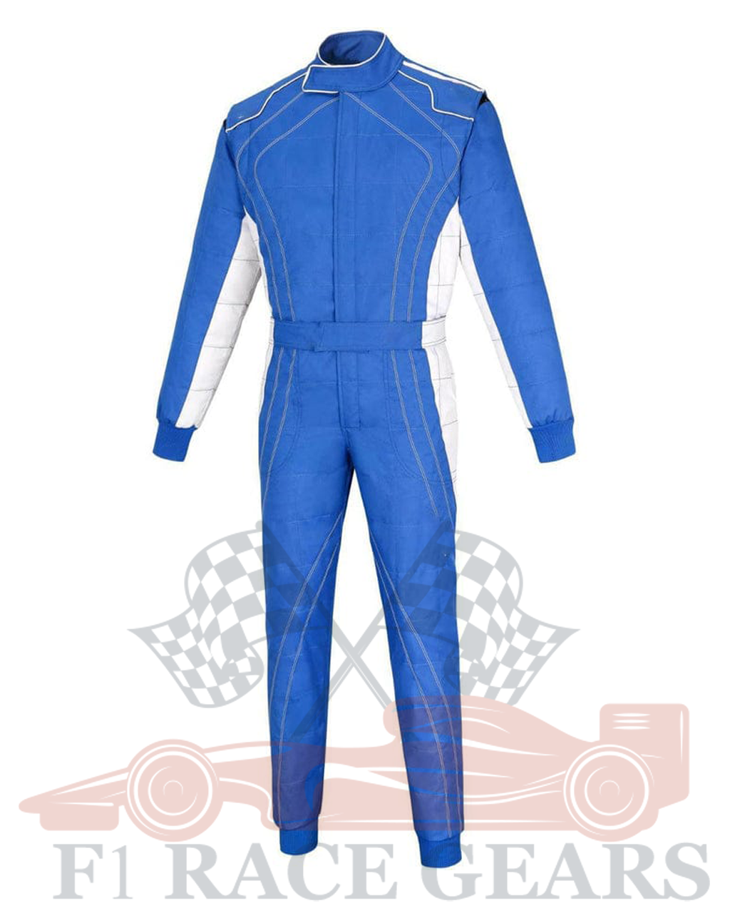 Go kart cardura race suit / Blue & White