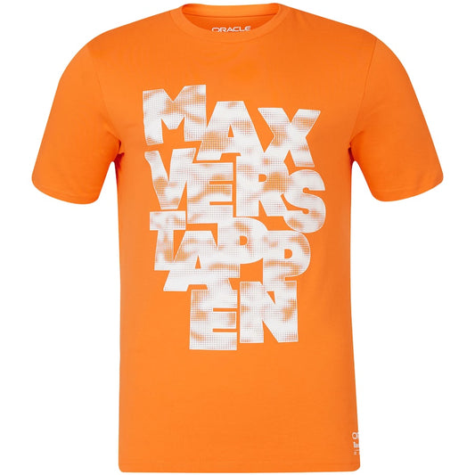 Red Bull Racing Max Verstappen Expression Driver T-Shirt - Orange – Unisex
