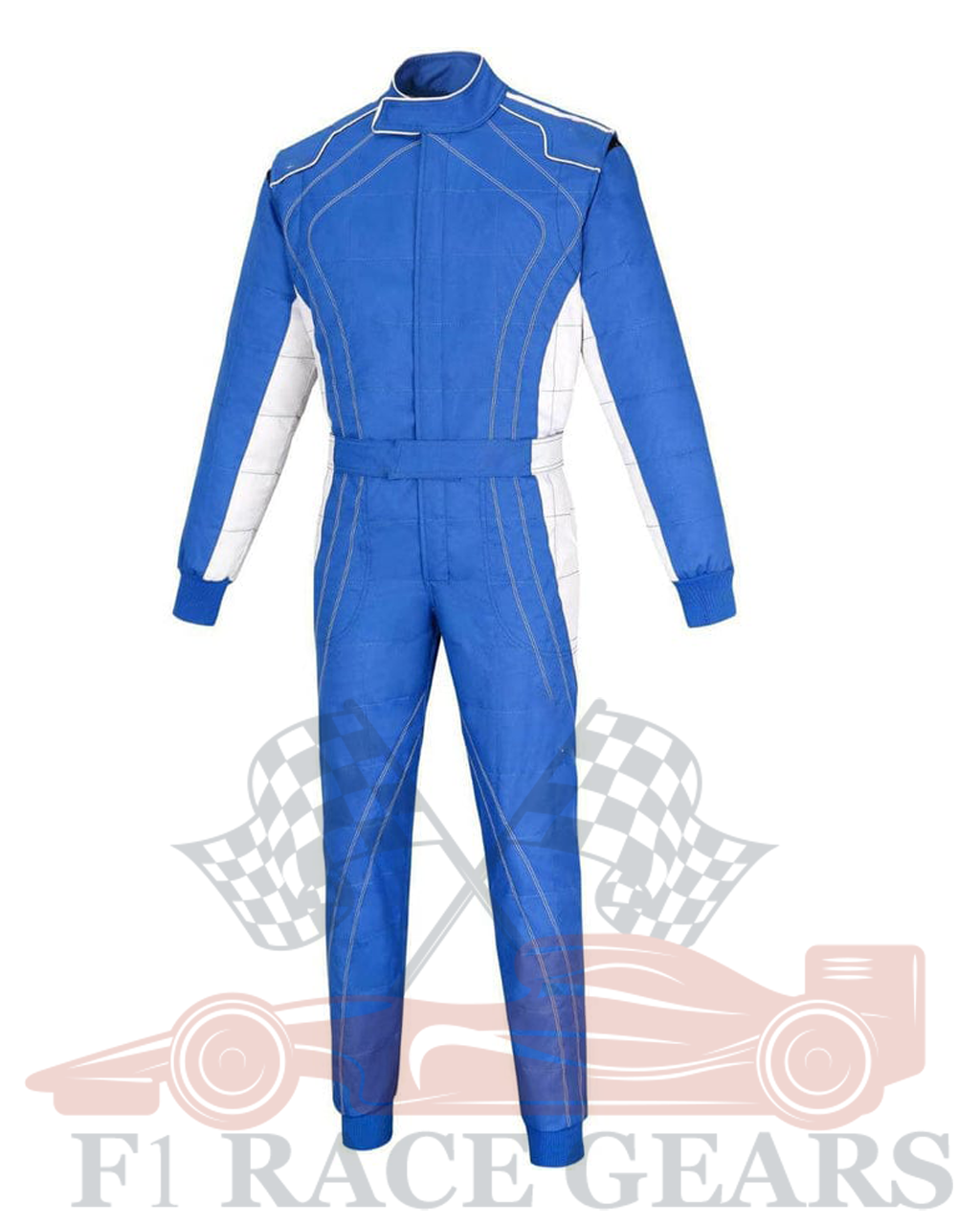 Go kart cardura race suit / Blue & White