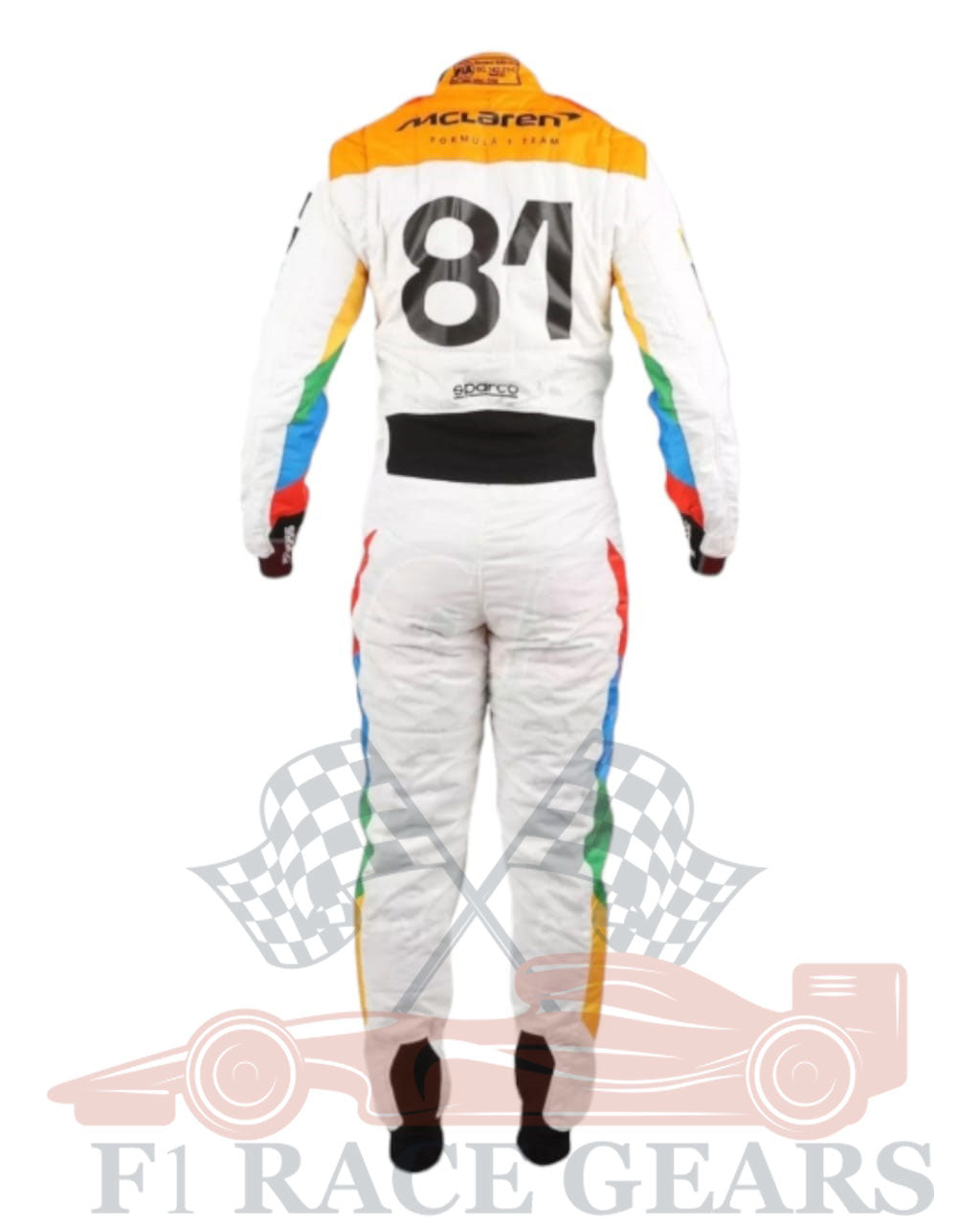 F1 mclarn Oscar piastri 2023 silver stone race suit