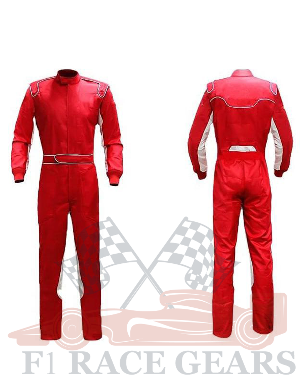 Go kart cardura race suit / Red & White