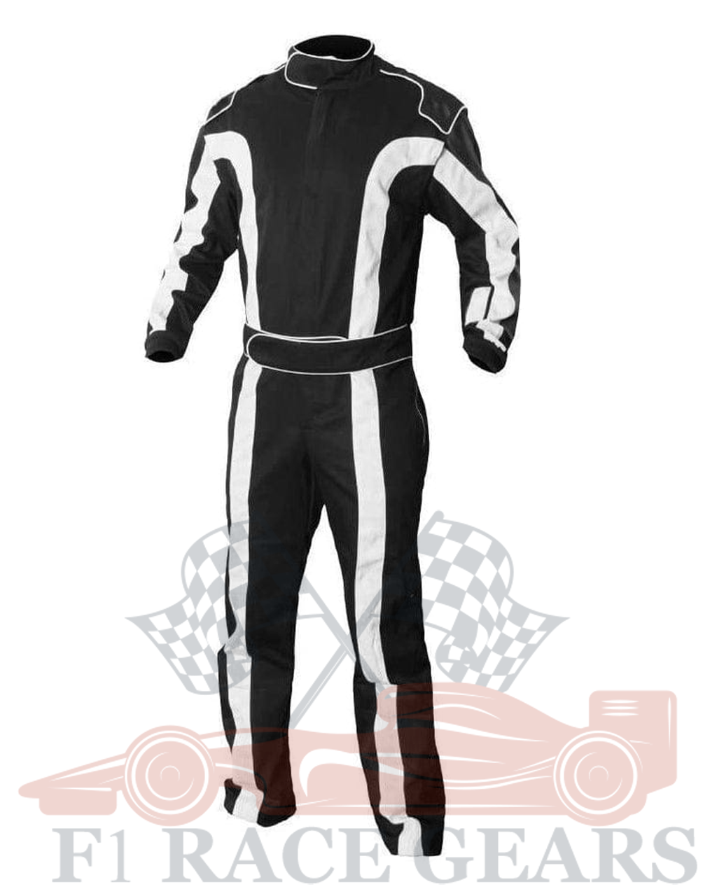 Go kart cardura race suit / Black & White