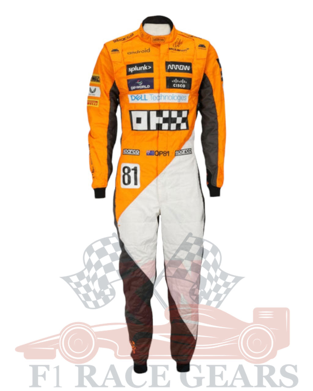 F1 mclarn Oscar piastri 2023 British gp race suit