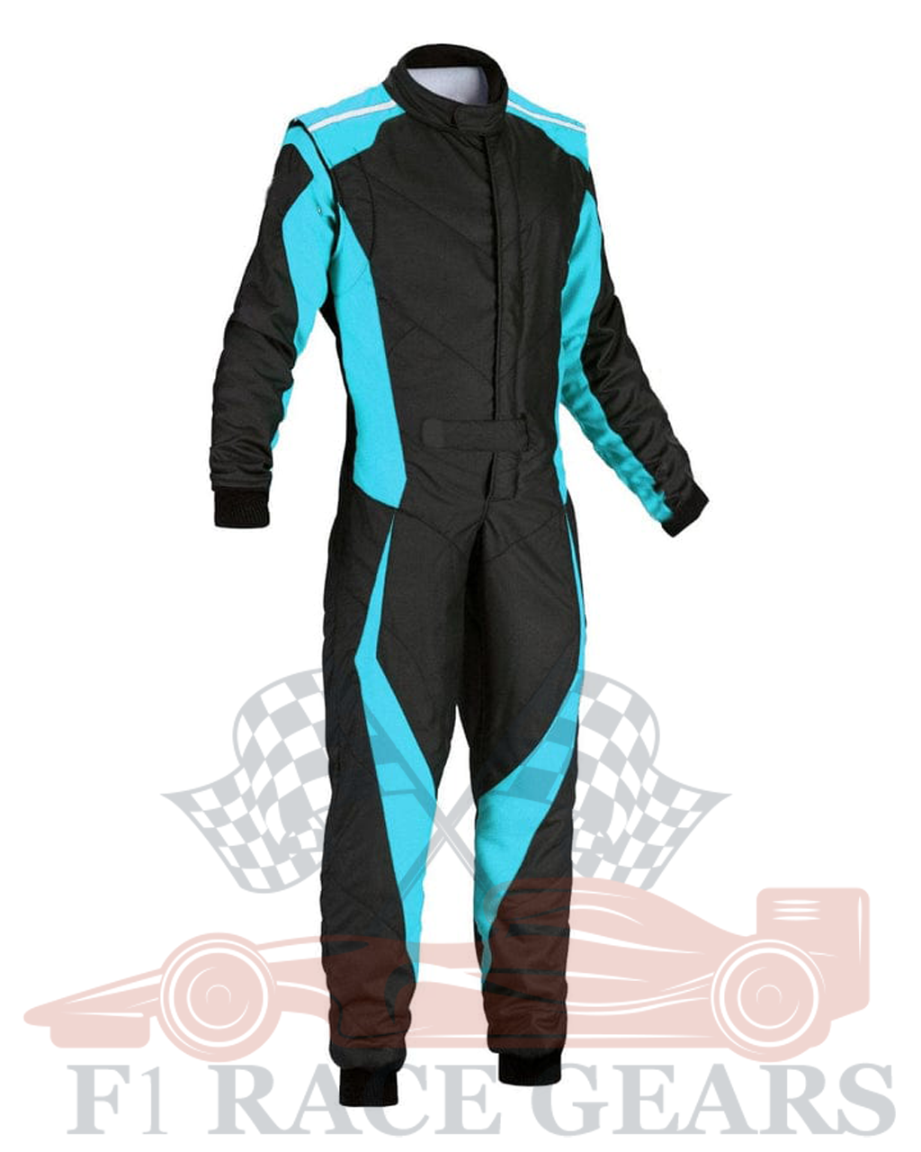 Go kart cardura race suit / Blue & Blkack