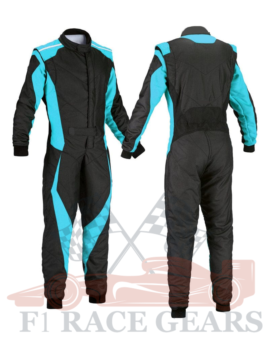 Go kart cardura race suit / Blue & Blkack