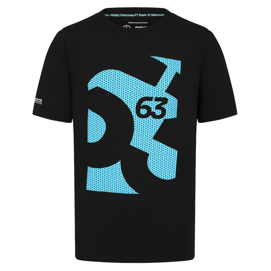 Mercedes Petronas F1 George Russell 63 T-Shirt – Blue