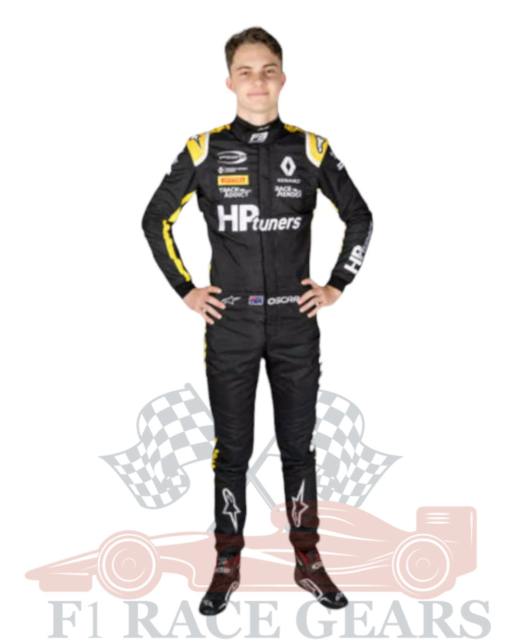 F1 mclarn Oscar piastri 2022 Alpine race suit