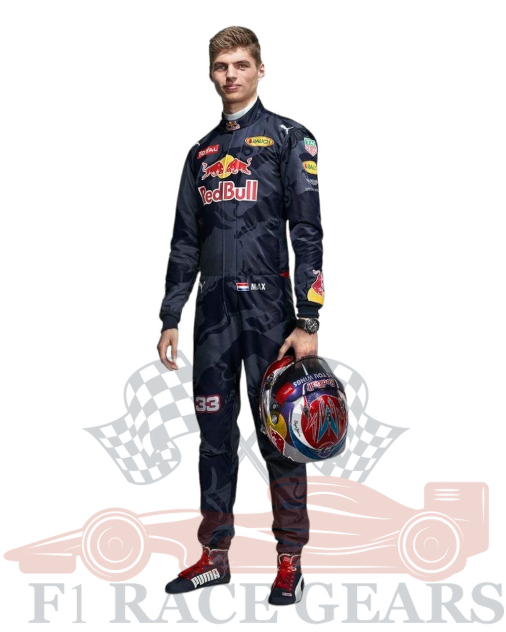 F1 Max verstappen Red bull Honda  2016 race suit