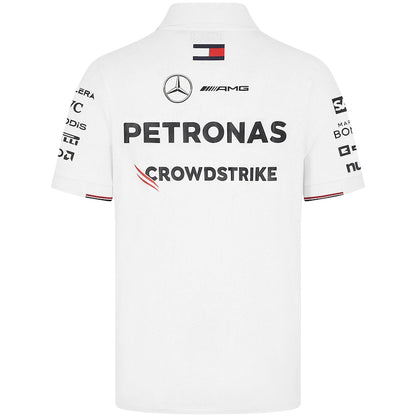 Mercedes AMG Petronas F1 2024 Team Polo – White