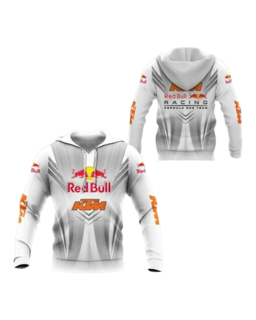 F1 rad Bull KTM racing fleece printed hoddy