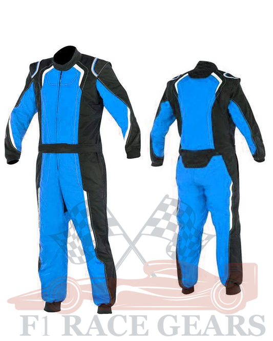 Go kart cardura race suit / Black & Blue