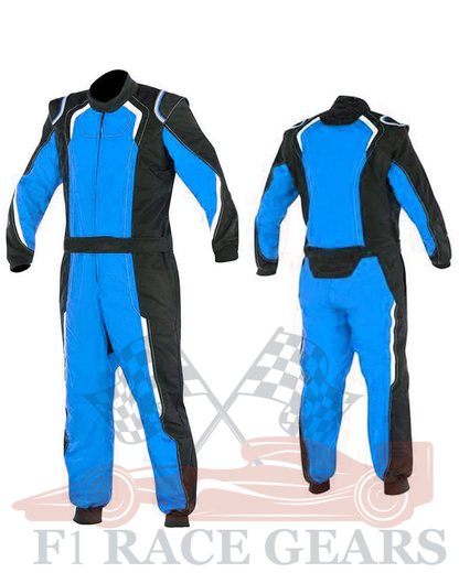 Go kart cardura race suit / Black & Blue
