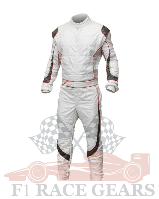 Go kartcardura race suit / Black & white