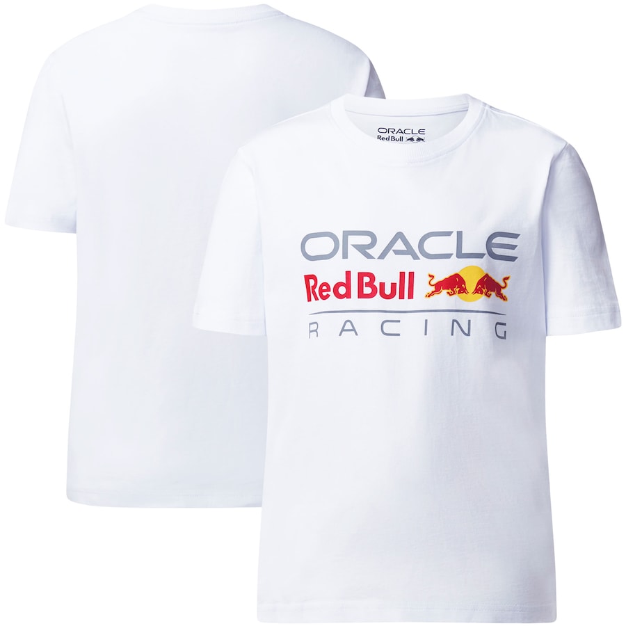 Red Bull Racing Large Logo T-shirt – White