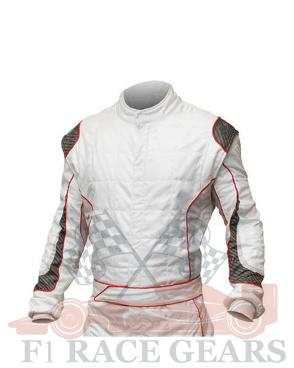 Go kartcardura race suit / Black & white