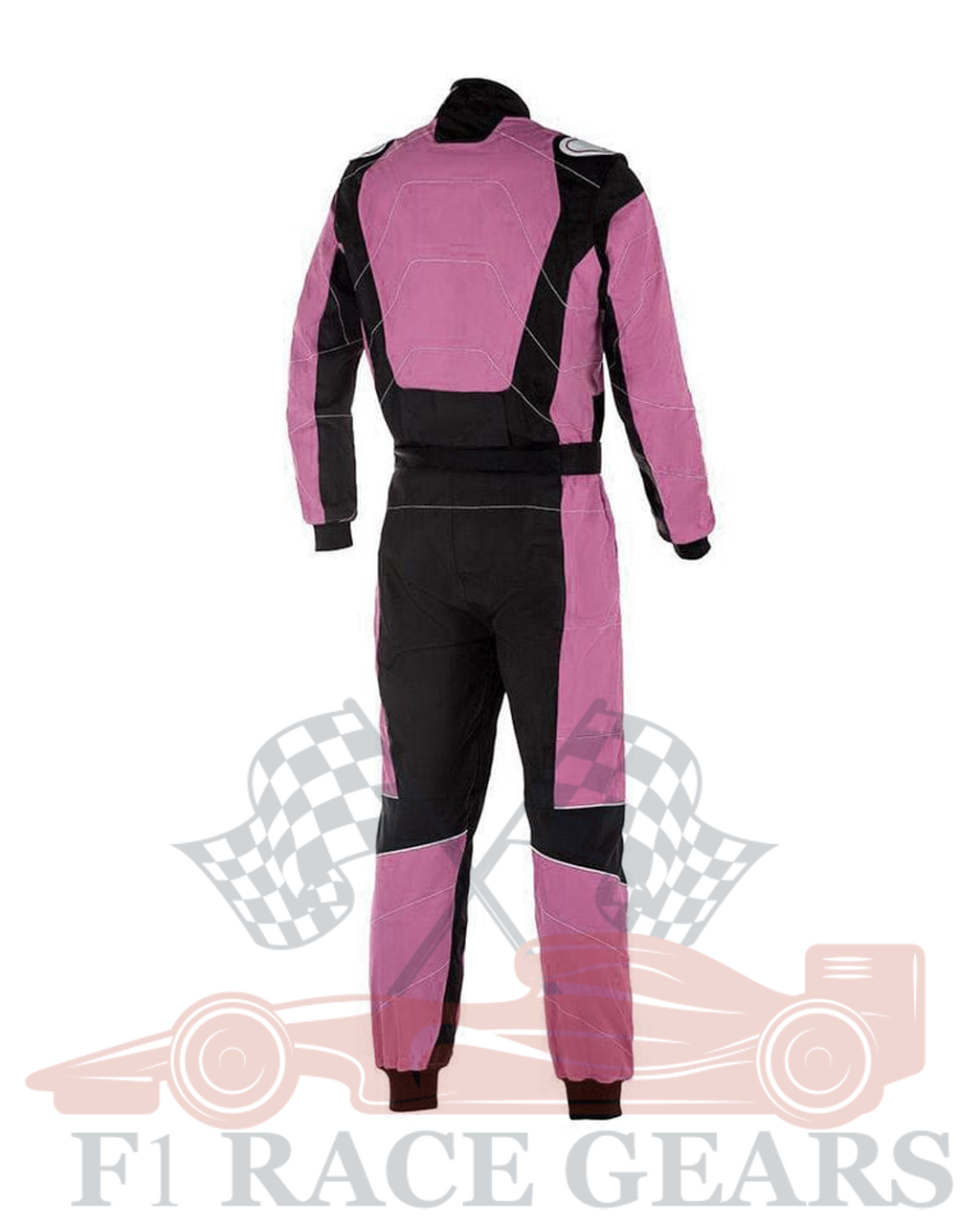 Go kart cardura race suit / Orchid Pink & Black