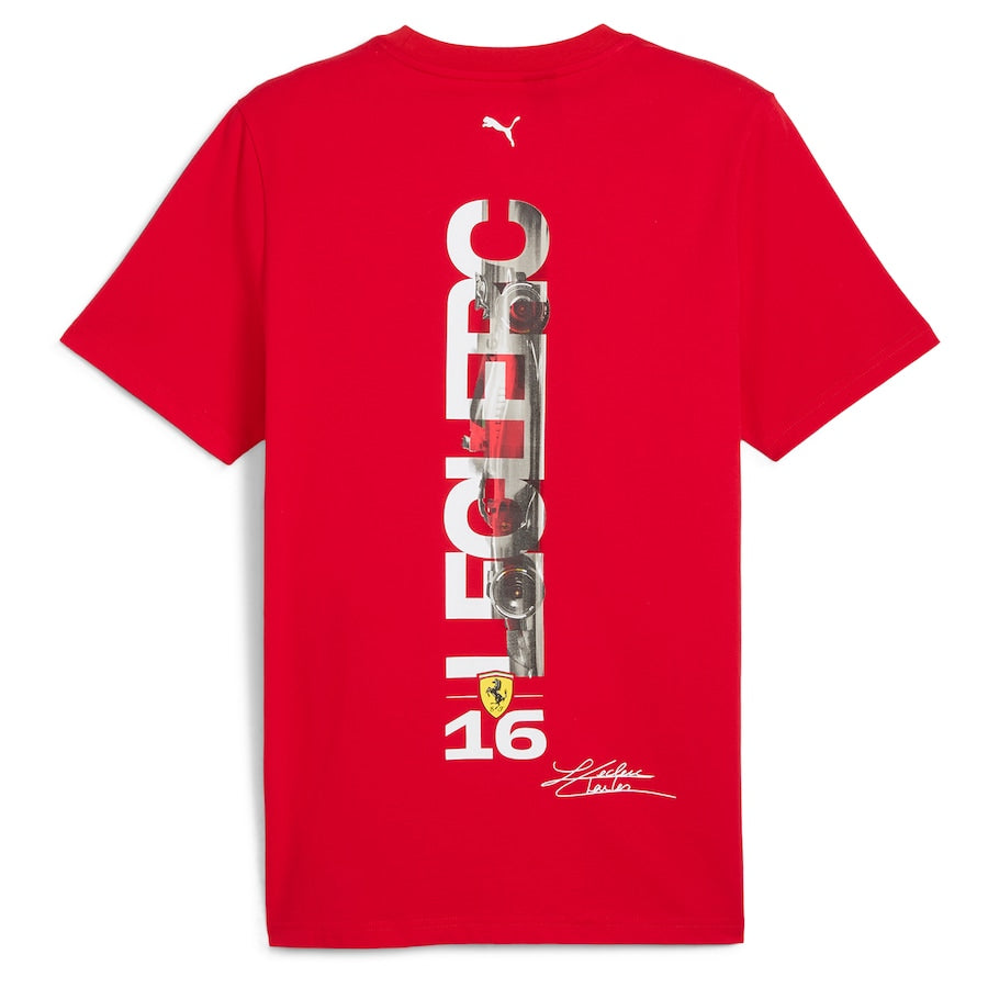 F1 Charles Leclerc Driver T-Shirt – Red