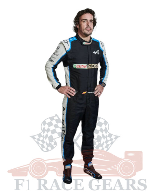 F1 Fernando Alonso 2021 race suit
