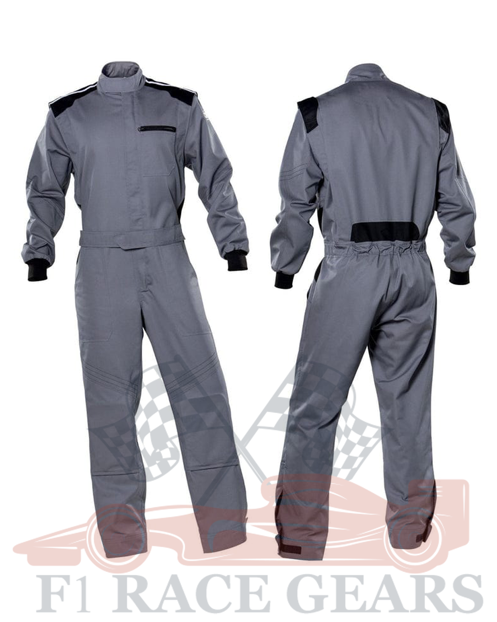 Go kart cardura race suit / Grey & Black