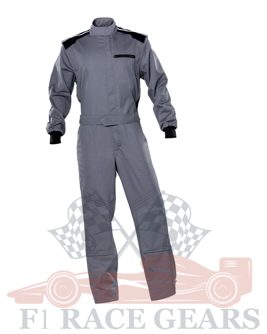 Go kart cardura race suit / Grey & Black