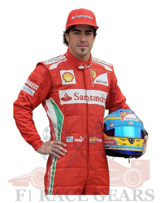 F1 Fernando Alonso 2013 race suit