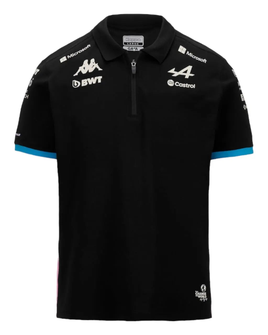 Alpine F1 Team BWT 2024 Polo - Black F1 RACE GEARS