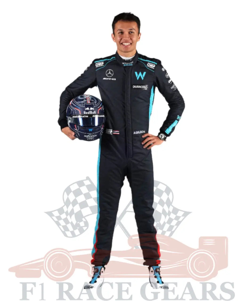 F1 Alexander Albon Williams Racing 2022 race suit My Store