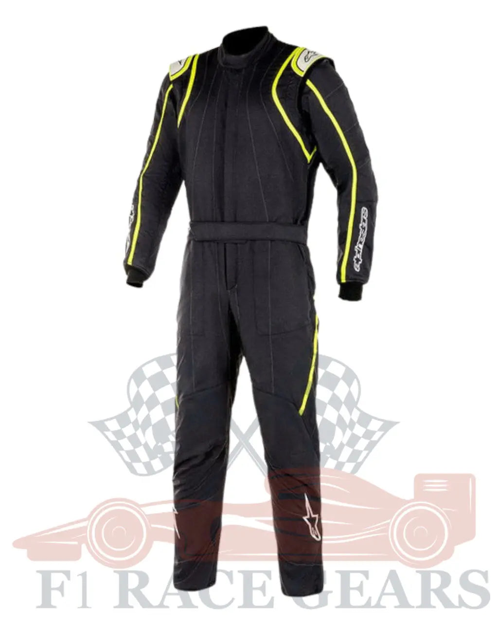 Combinaison De Course Customisée Charles Leclerc Ferrari 2025 - Go-Kart / F1 - Personnalisable Toutes Tailles