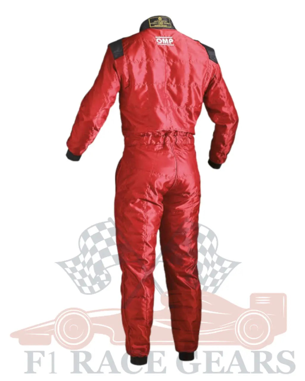 F1 Go kart embroidery OMP KS-4 replica kart race suit, Red My Store