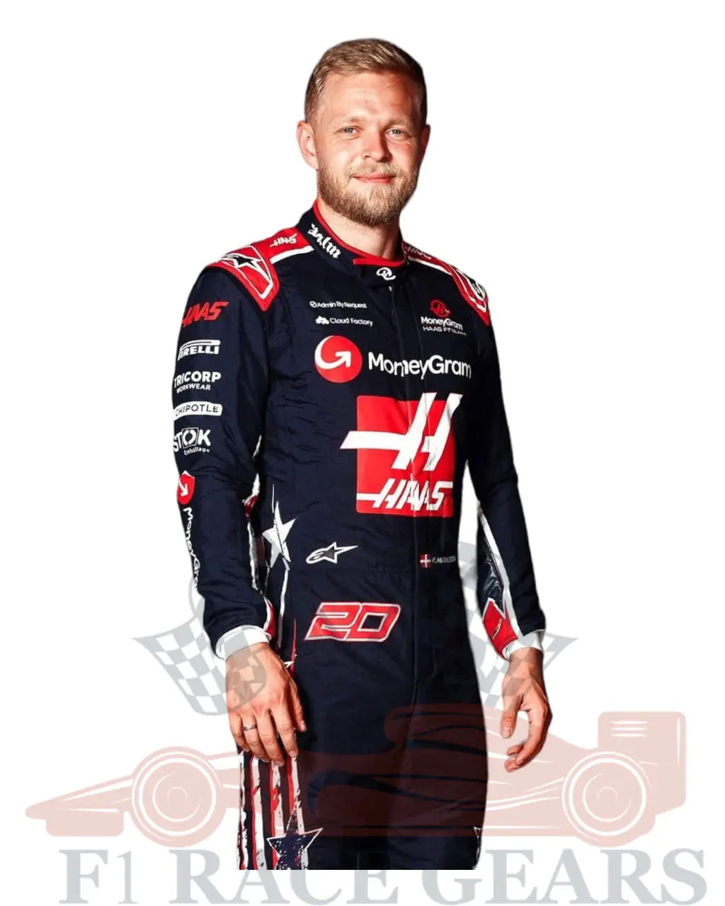 F1 Kevin Magnussen united state gp 2023 race suit My Store